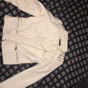 White Leather Jacket
